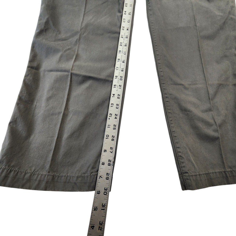 American Eagle 40x32 Gray Relaxed Straight Chino Pants Casual Workwear Gorpcore - Picture 9 of 11